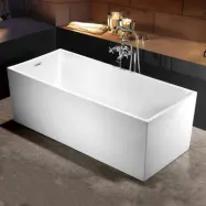 Badkar 170cm | Lucite akryl | Trendig rektangulär design