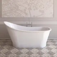 Badkar Bathlife Dvala Gjutmarmor 1600 Vit