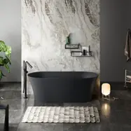 Badkar Bathlife Förnuftig Svart