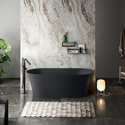 Badkar Bathlife Förnuftig Svart