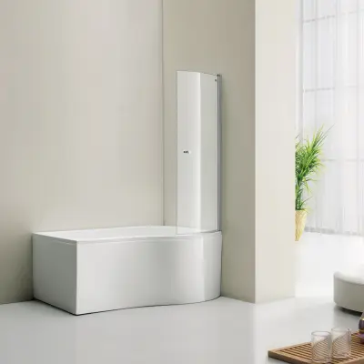 Badkar Bathlife Ideal Comfort med Duschvägg Form