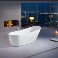 Badkar Bathlife Ideal Design Fristående Vit