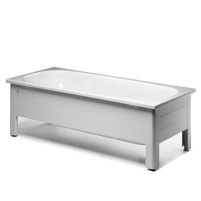 Badkar Gustavsberg 1600 Duo med Halvfrontstativ