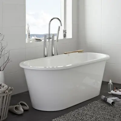 Badkar Hafa Original 160 Gjutmarmor