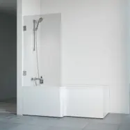 Badkar Macro Design Divine med Badkarsvägg Grace Enkel