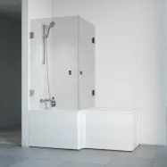 Badkar Macro Design Divine med Badkarsvägg Grace Hörna