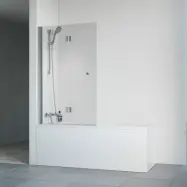 Badkar Macro Design Living med Badkarsvägg Spirit Vikbar