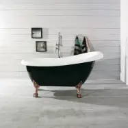 Badkar Noro Old England 156 Svart/Vit