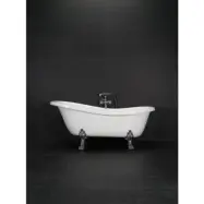 BADKAR VICTORIA 1570 VITT KROMTASSAR | Beijerbygg Byggmaterial