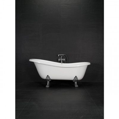 BADKAR VICTORIA 1570 VITT KROMTASSAR | Beijerbygg Byggmaterial