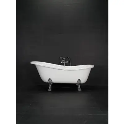 BADKAR VICTORIA 1670 VITT KROMTASSAR | Beijerbygg Byggmaterial