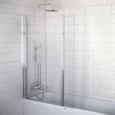 Badkarsvägg Nordhem Tjörn Krom