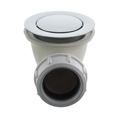 BOTTENVENTIL 22200 FÖR BADKAR 36 POP-UP FUNKTION KROM | Beijerbygg Byggmaterial