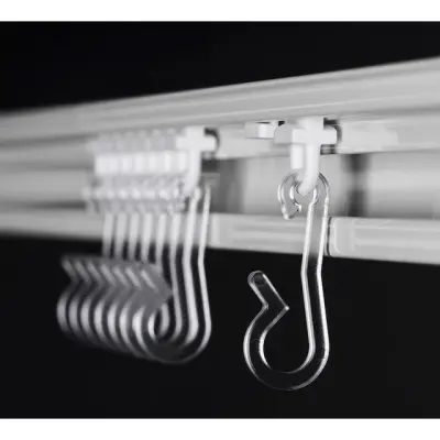 DRAPERISKENA STABIL VIT ALU FÖR BADKAR 90X170CM | Beijerbygg Byggmaterial