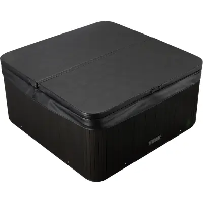 Termolock/Spabadslock 210×210 cm |  710 cm | 150 mm radie | Svart