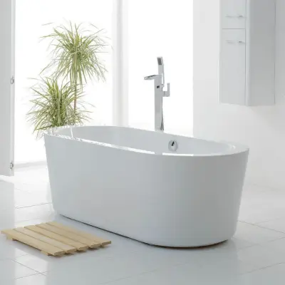 Fristående badkar 170cm | Lucite akryl | Lyxig design | A-08