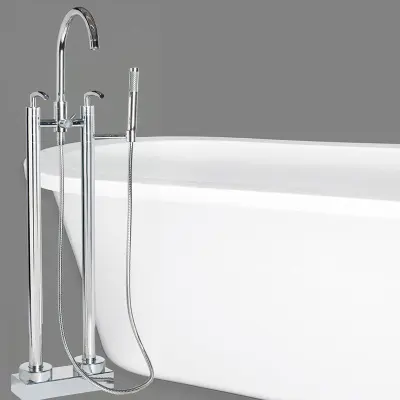 Golvblandare Neptun till Fristående Badkar