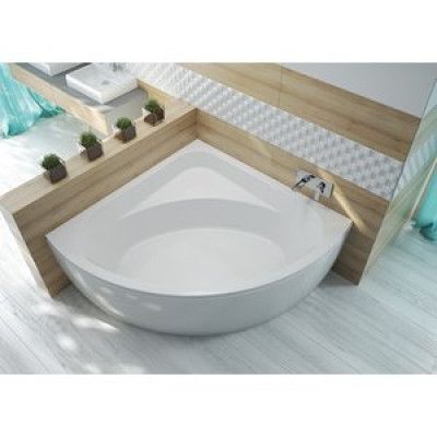 Hörnbadkar Free Line - Vit - 135x135 cm 221 l, Utan front