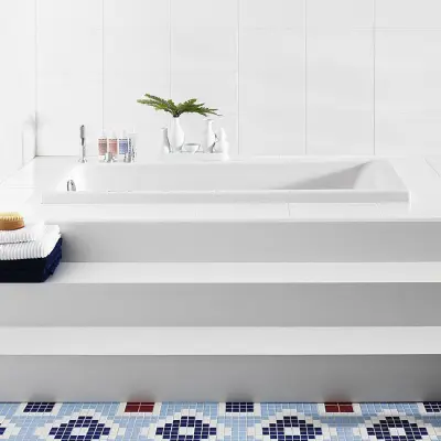 Inbyggnadsbadkar Gustavsberg 1700 Standard