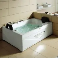 Bubbelbadkar Augustus | 182x129x52cm | Vänster | Två personer