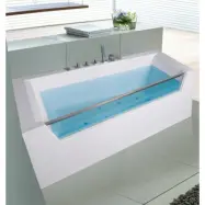 Bubbelbadkar Dorothy | 170x100x58cm | Stilren design | Vit