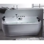 Bubbelbadkar Joyce | 180x110x65cm | Modern design | Vit