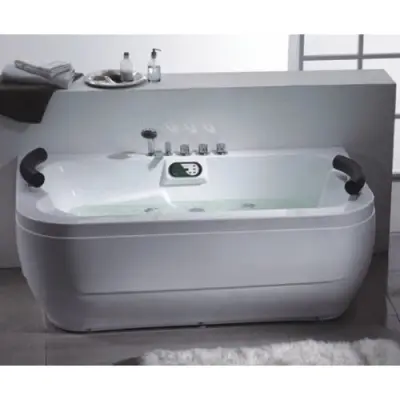 Bubbelbadkar Joyce | 180x110x65cm | Modern design | Vit