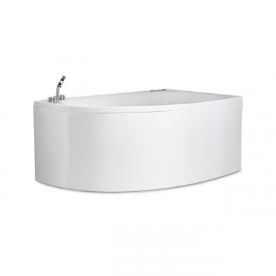 MASSAGEBADKAR NORO SAND 160 VÄNSTER PLATINA + BLANDARE | Beijerbygg Byggmaterial