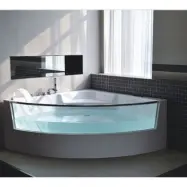 Bubbelbadkar Thelma | 150x150x64cm | Stilren design | Vit