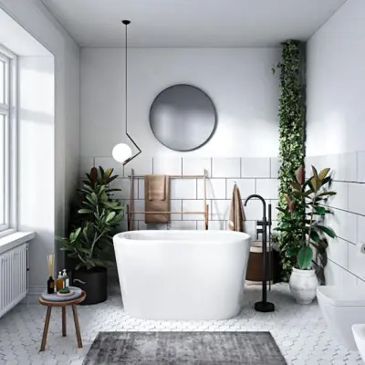 Sittbadkar Bathlife Ideal Fristående Vit