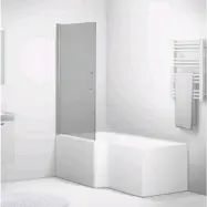 SKÄRMBAD FORSA BLANK/RÖK H2 85