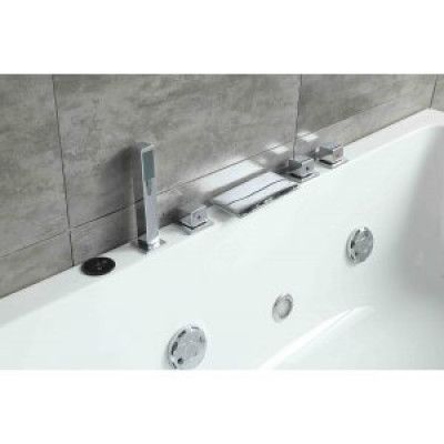 Sargblandare Badkar - Lyra - Krom