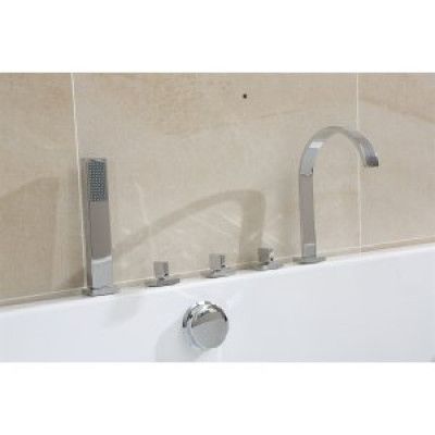 Sargblandare badkar - Orion - Krom