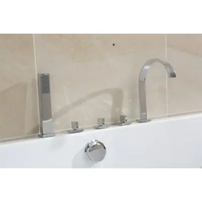 Sargblandare badkar - Orion - Krom