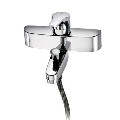 Badkarsblandare Gustavsberg Nautic Krom med Extra Vattenuttag