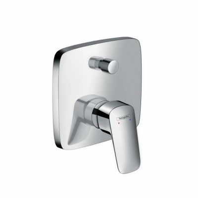 Badkarsblandare Hansgrohe Logis 2 Funktioner för Inbyggnad