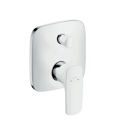 Badkarsblandare Hansgrohe PuraVida med 2 Utlopp för Inbyggnad