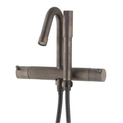 Badkarsblandare Mora Izzy Rustic med Handdusch