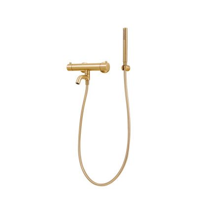 Badkarsblandare Scandtap Steel Pleasure 4 med Handdusch