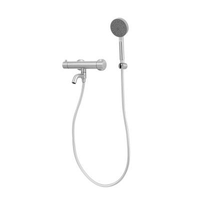 Badkarsblandare Scandtap Steel Pleasure 4 med Handdusch