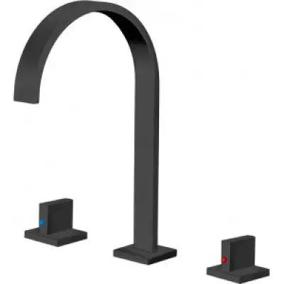 Badkarsblandare Clover - Svart