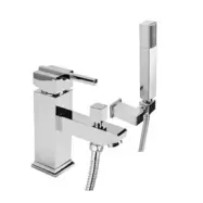 Cubic 1-Hålig badkarsblandare - Krom