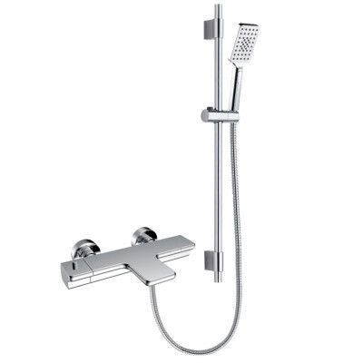 Duschset Bathlife Skur med Badkarsblandare Stimma Tapp