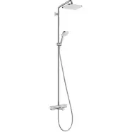 Duschset Hansgrohe Croma E Showerpipe 280 1jet med Badkarsblandare