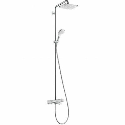 Duschset Hansgrohe Croma E Showerpipe 280 1jet med Badkarsblandare