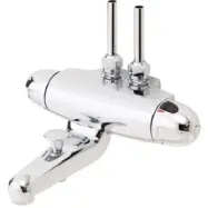 FM Mattsson Säkerhetsblandare (40 c/c) för badkar, 9000 Krom - 9245-0000