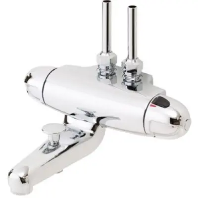 FM Mattsson Säkerhetsblandare (40 c/c) för badkar, 9000 Krom - 9245-0000