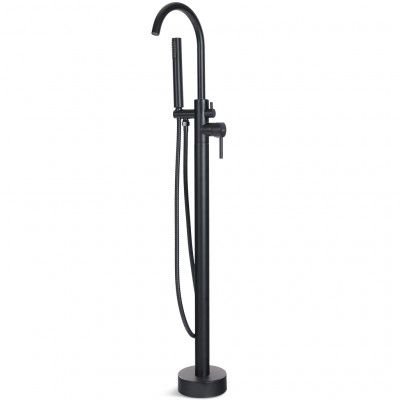 Golvblandare badkar | Fristående | FD-2207 | Svart