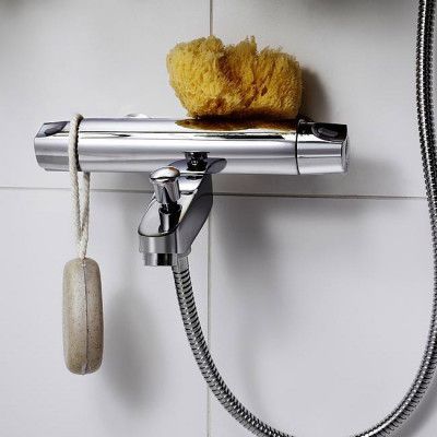 Gustavsberg Nautic Termostat Krom 160 cc - Badkarsblandare