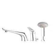 Jaguar Line 3-Hålig badkarsblandare - Krom